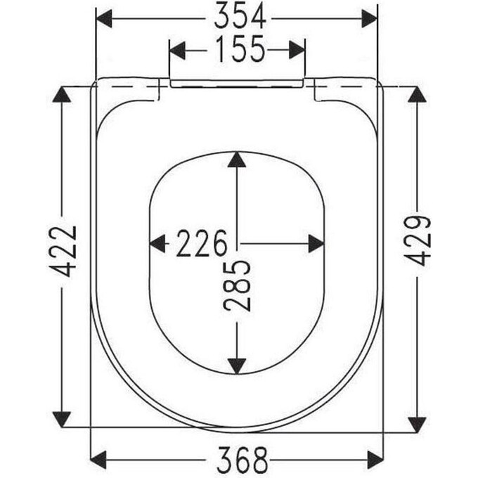 Сидіння для унітазу для унітазу Villeroy & Boch O.Novo 9M38S101, фото , изображение 2