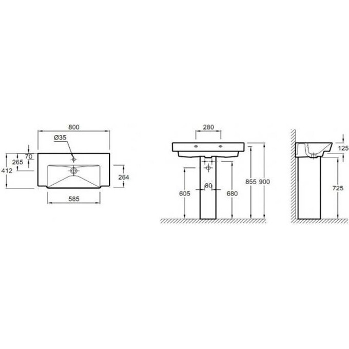 Раковина Jacob Delafon E4802-00, фото 2