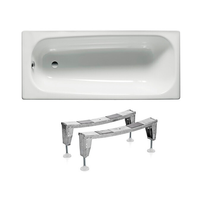 Roca Contesa A235860000 Ванна стальная 170x70 см + ножки A291021000, фото 2