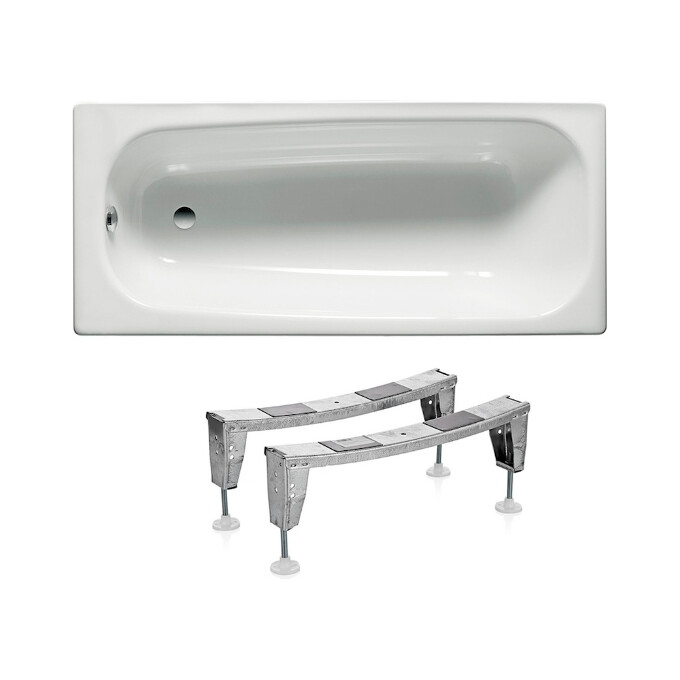 Roca Contesa A236060000 Ванна стальная 150x70 см + ножки A291021000, фото 2