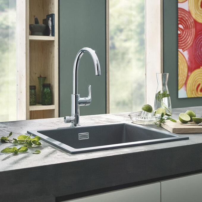 Смеситель для кухни на две воды Grohe Eurosmart 31722000, фото 9