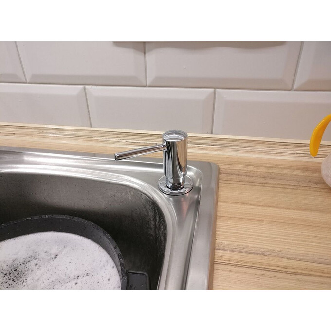 Дозатор для миючих засобів Grohe Contemporary 40536000 (500 мл), Колір виробника: хром, фото , изображение 4