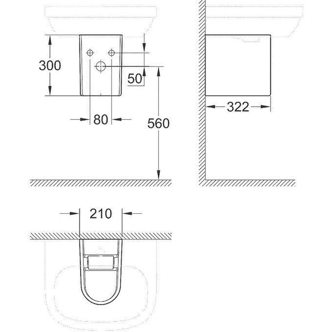 Полупьедестал Grohe Euro Ceramic 39201000, фото 4