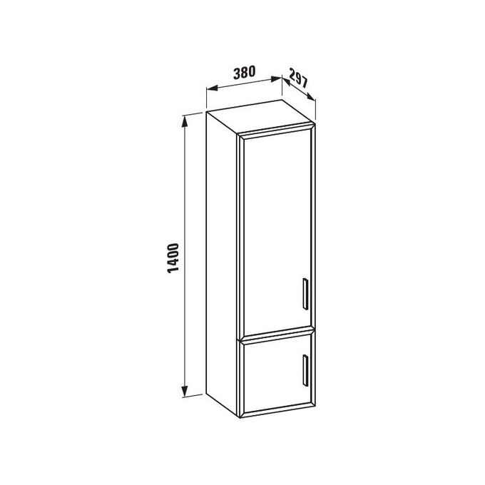 Пенал подвесной 38 см Laufen Living H79932556, фото 2