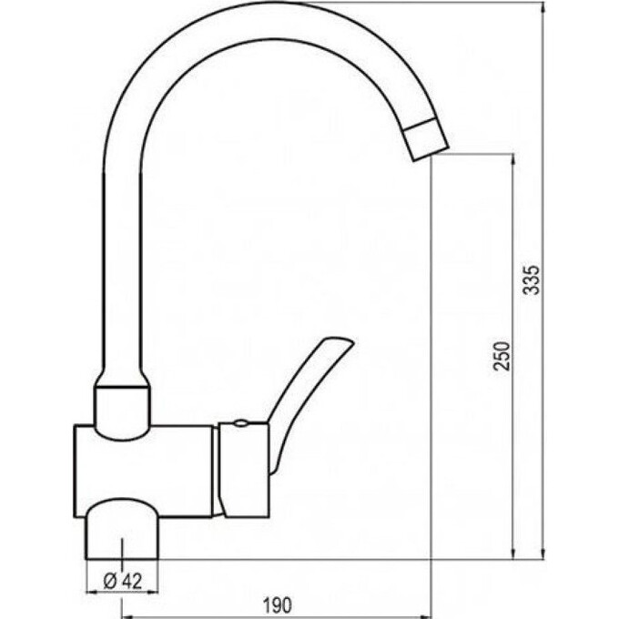 Смеситель для кухни Deante Kostel BFK 062M, фото 3