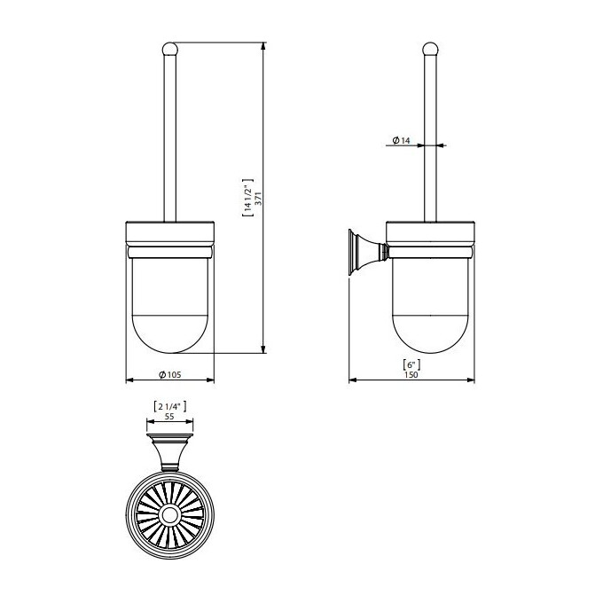 Ёрш туалетный Sonia Genoa 107643, фото 2