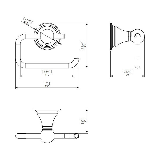 Держатель для бумаги Sonia Genoa 121632, фото 2