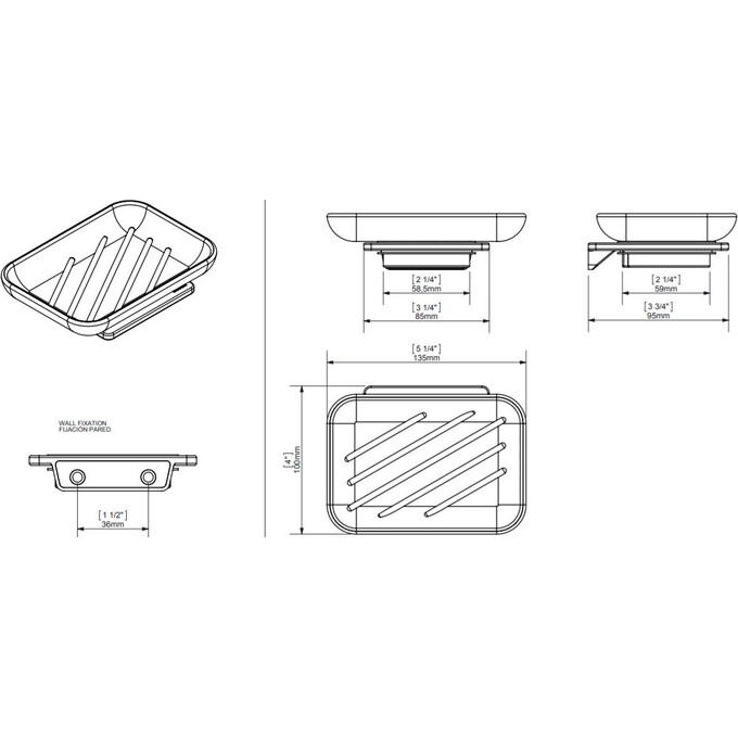 Мыльница Sonia S2 White 172498, фото 2