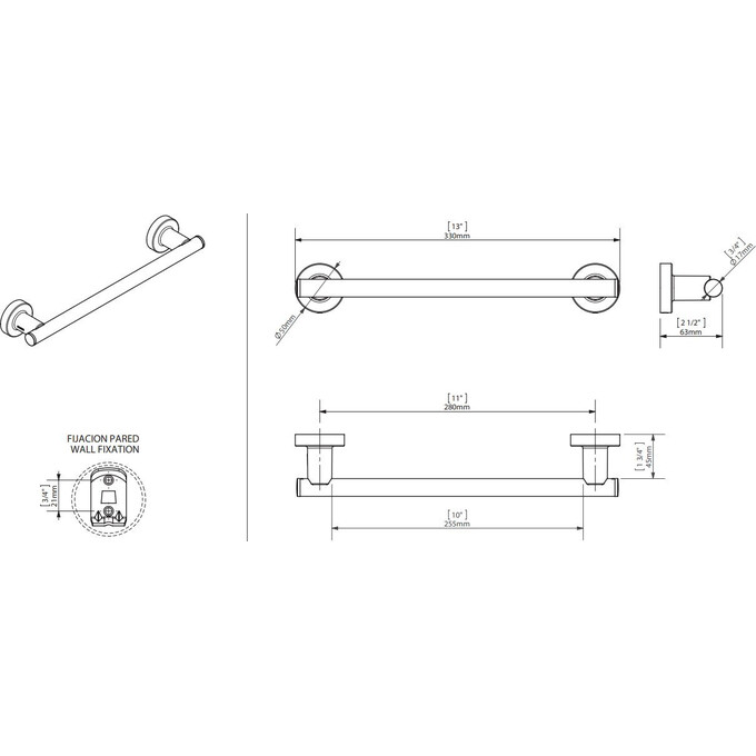 Полотенцедержатель Sonia Tecno Project 116799, фото 2
