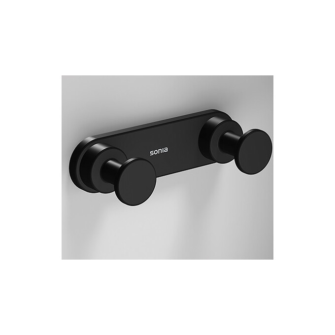 Гачок подвійний Sonia Tecno Project Black 172320, фото 