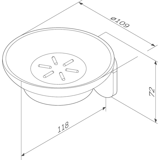 Мыльница Am.Pm Joy A8434200 (настенная), фото 8