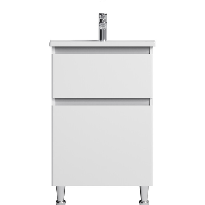 Тумба с раковиной Am.Pm X-Joy M85-FSX0552-WC0552WG38 (55 см, белая, напольная), фото 