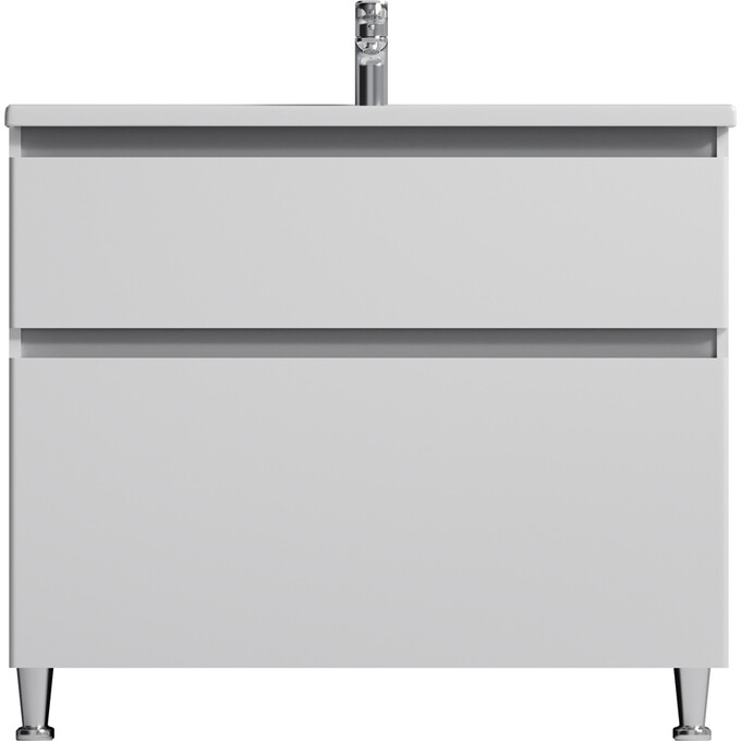 Тумба с раковиной Am.Pm X-Joy M85-FSX1002-WC1002WG38 (100 см, белая, напольная), фото 