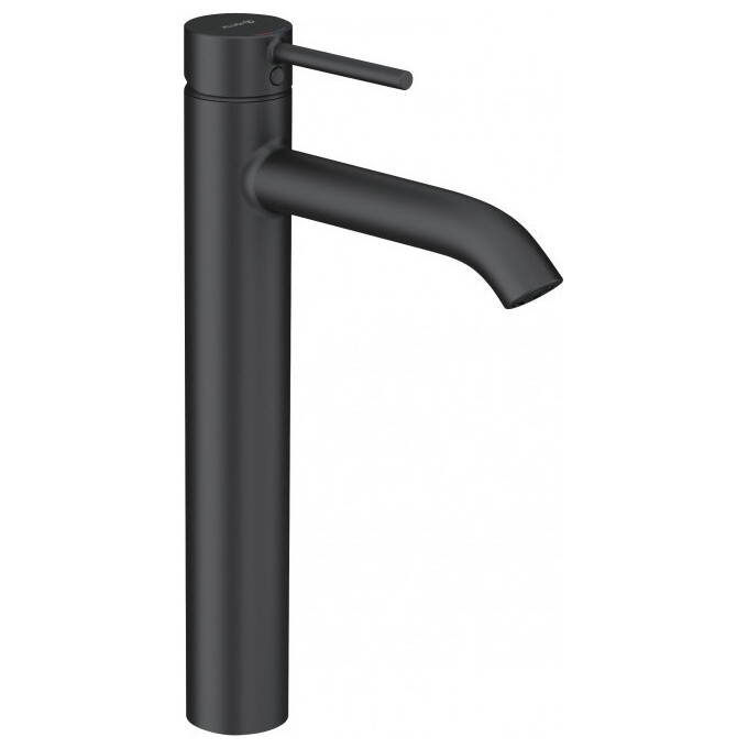 Змішувач для умивальника Kludi Bozz 382863976 (чорний, високий), фото 