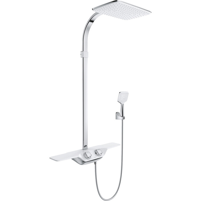 Термостатическая душевая система Kludi Cockpit 8020091-00 (с полочкой), фото 