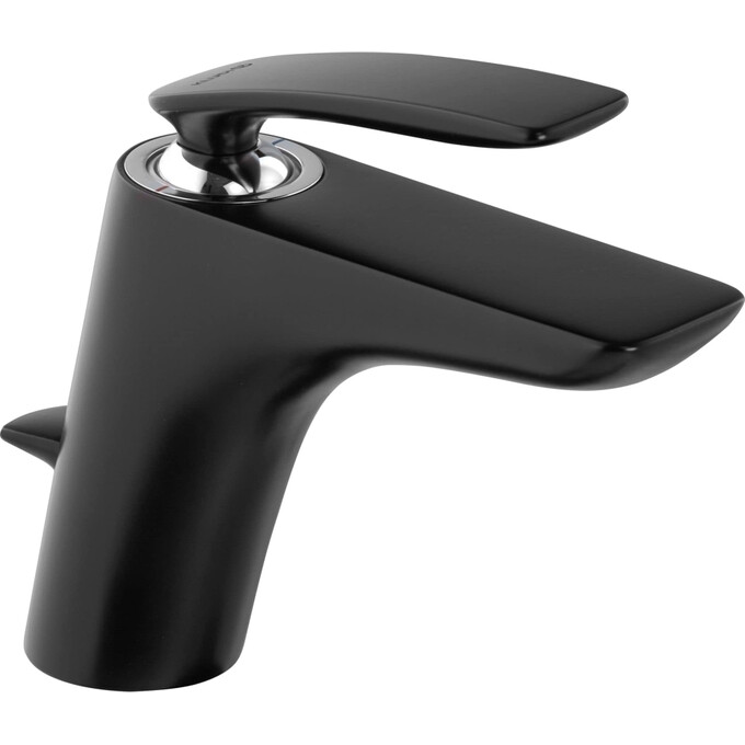 Змішувач для умивальника Kludi Balance 520238775 (чорний, з донним клапаном), фото 