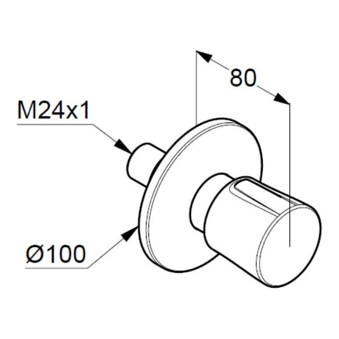 Переключатель на 3 потребителя Kludi Balance 528469175 (белый), фото 2