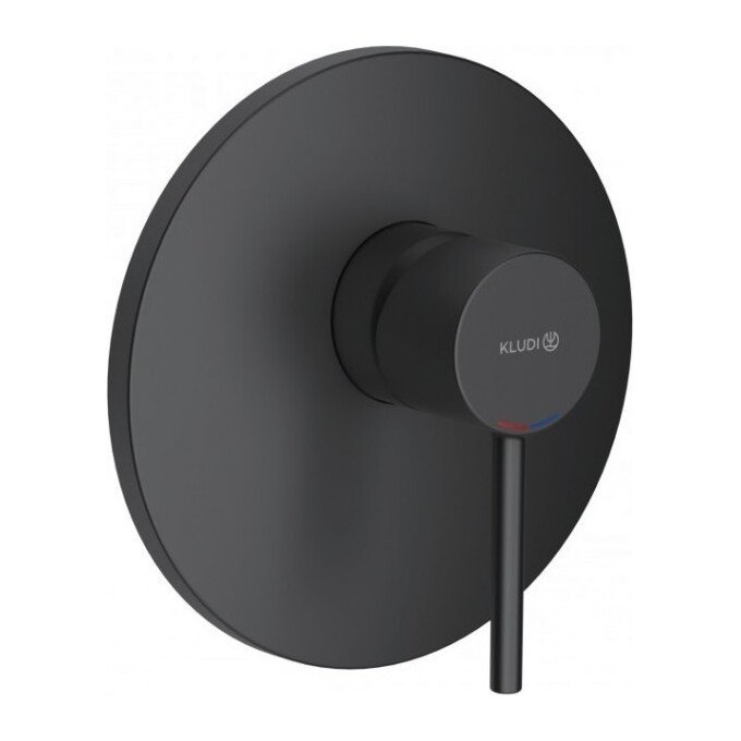 Внешняя часть смесителя для душа Kludi Bozz 386553976 (черная), фото 