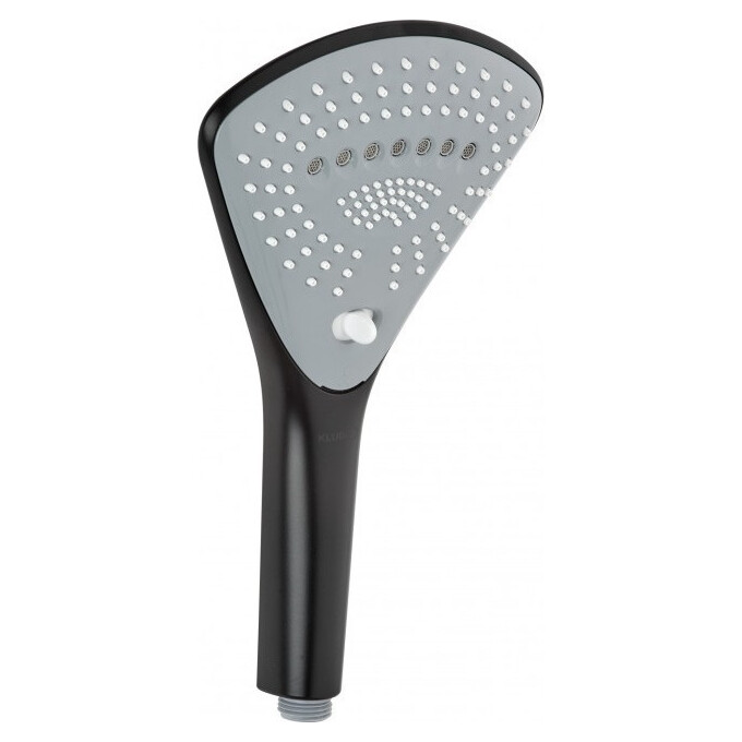 Лійка для душу Kludi Fizz 6770039-00 (чорна/хром, трирежимна), фото 