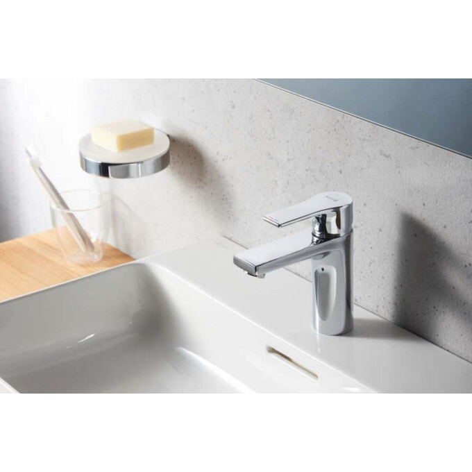 Змішувач для умивальника Kludi Zenta 482980565 (з донним клапаном), фото , изображение 3