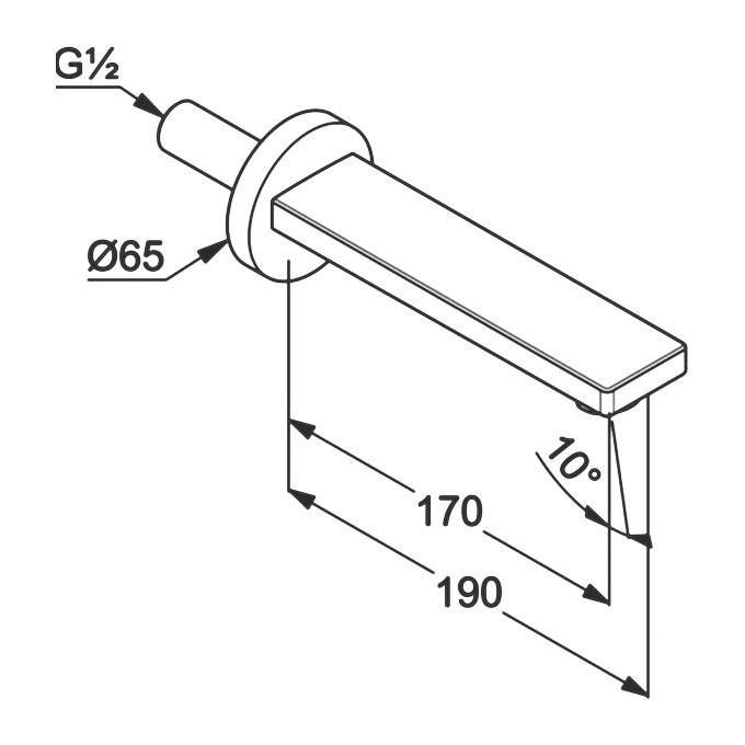 Вилив для ванни Kludi Zenta 4860005, фото , изображение 3