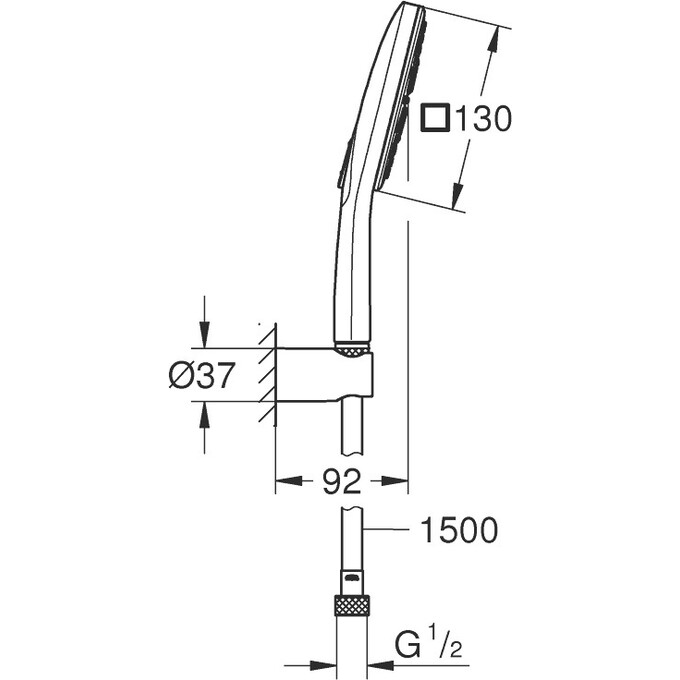 Душевой комплект Grohe Rainshower Smartactive 26589000, фото 10