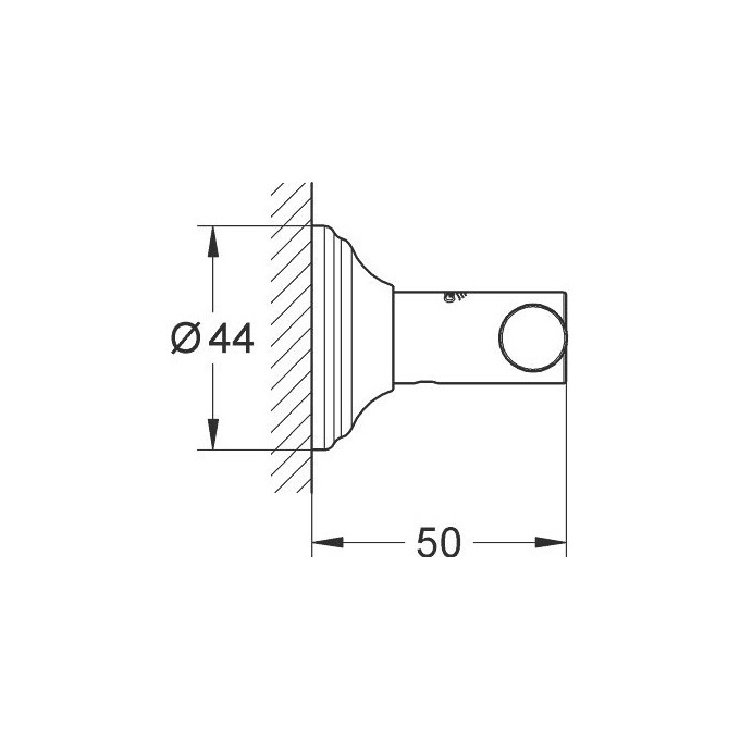 Гачок подвійний Grohe Essentials 40656001, фото , изображение 3