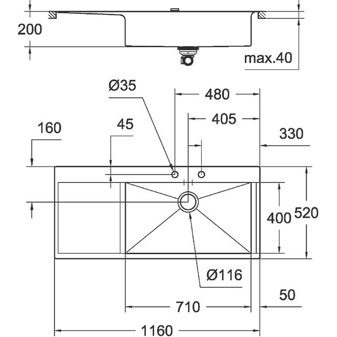 Мойка для кухни Grohe 31582SD0, фото 9