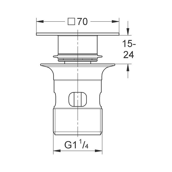 Донный клапан Grohe 40565000, фото 6
