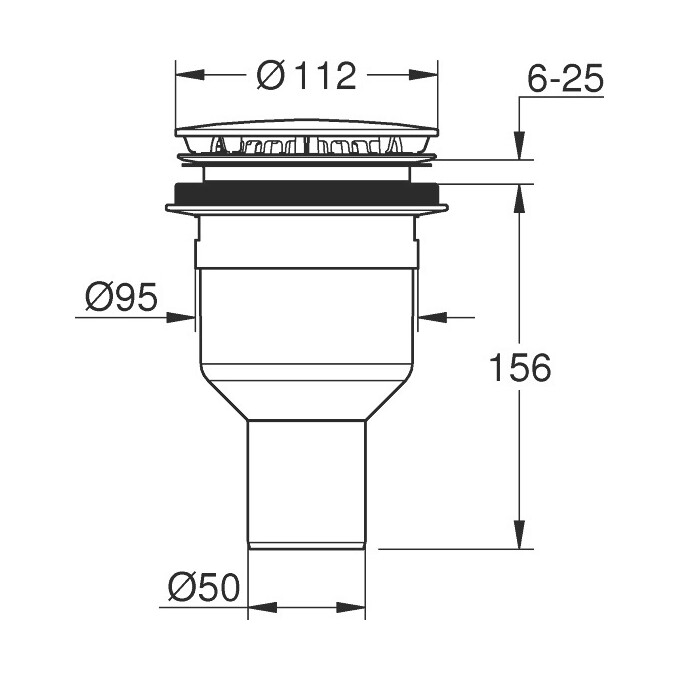 Сифон для поддона Grohe 49533000, фото 2