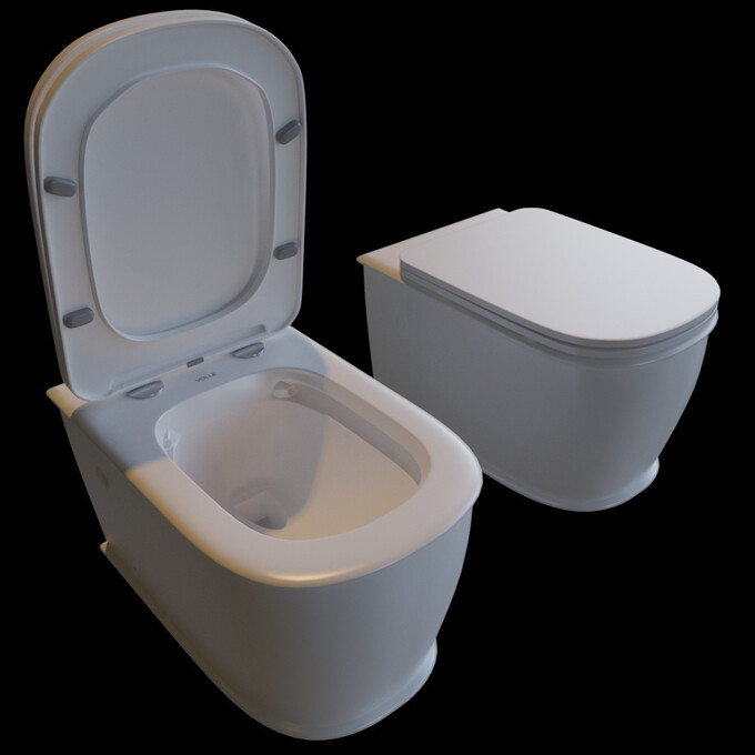 Подвесной унитаз с сиденьем микролифт Volle Puerta 13-16-077, фото 3