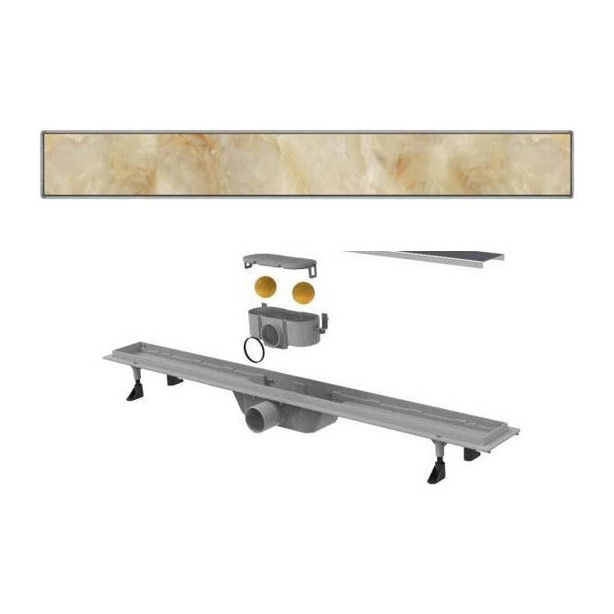 Душовий трап 60 см Volle 90-22-601, фото , изображение 3