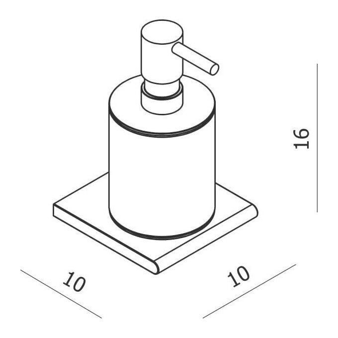 Дозатор для жидкого мыла Volle Fiesta 15-77-312, фото 2