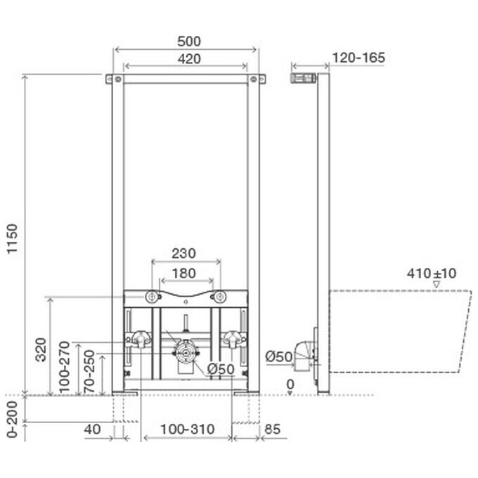 Инсталляция для биде Volle 131115, фото 2