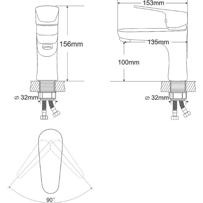 Набор смесителей RJ Butterfly RBZ074-1-3-0511, фото 3