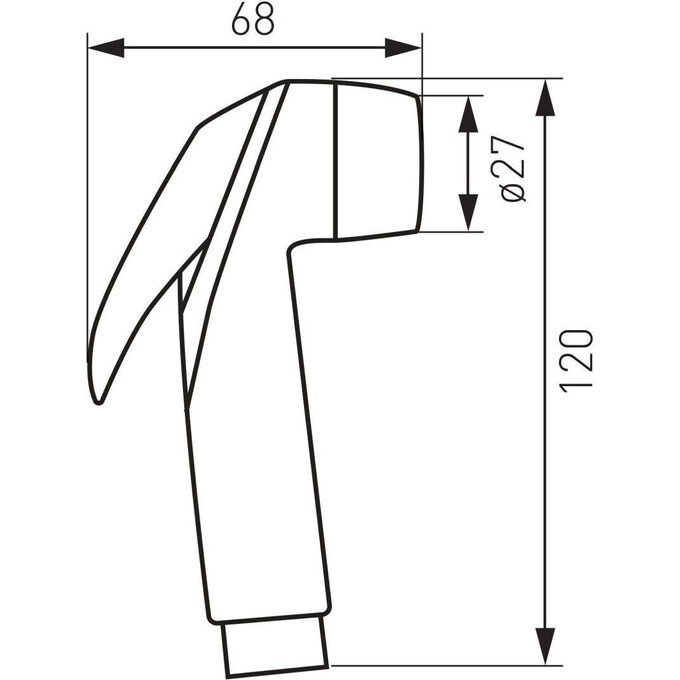 Набір для гігієнічного душу Ferro One BFO7PA-SET1, фото , изображение 5