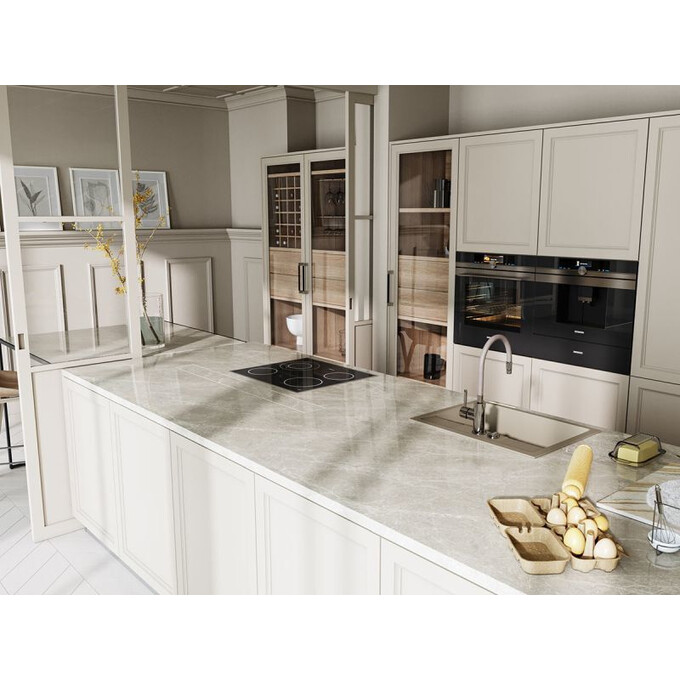 Змішувач для кухні Ferro Zumba BZA4P, Колір виробника: хром, бежевий, фото , изображение 3