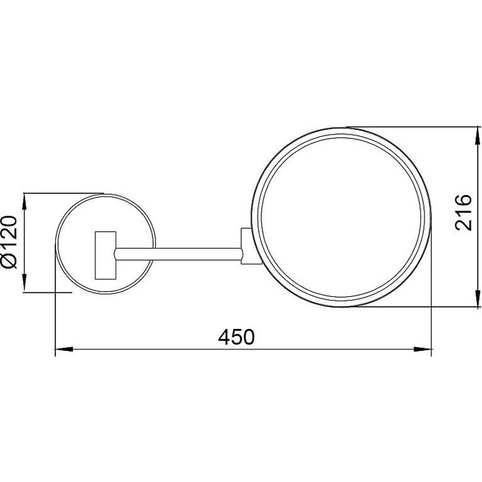 Дзеркало косметичне Imprese 181322, фото , изображение 2