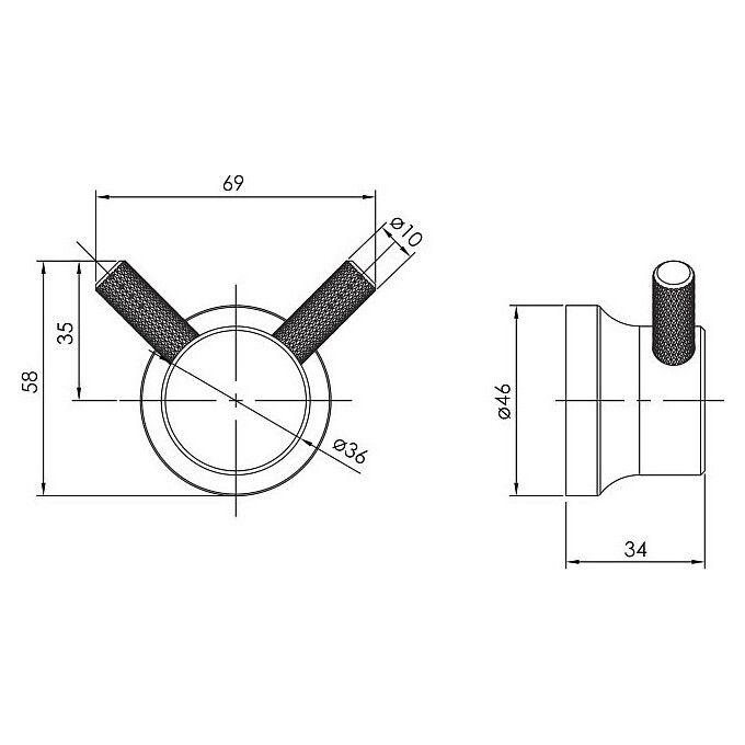 Крючок Imprese Brenta ZMK071901210, фото 2