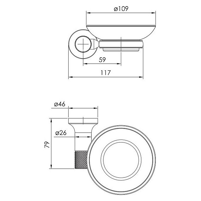 Мыльница Imprese Brenta ZMK071901250, фото 2