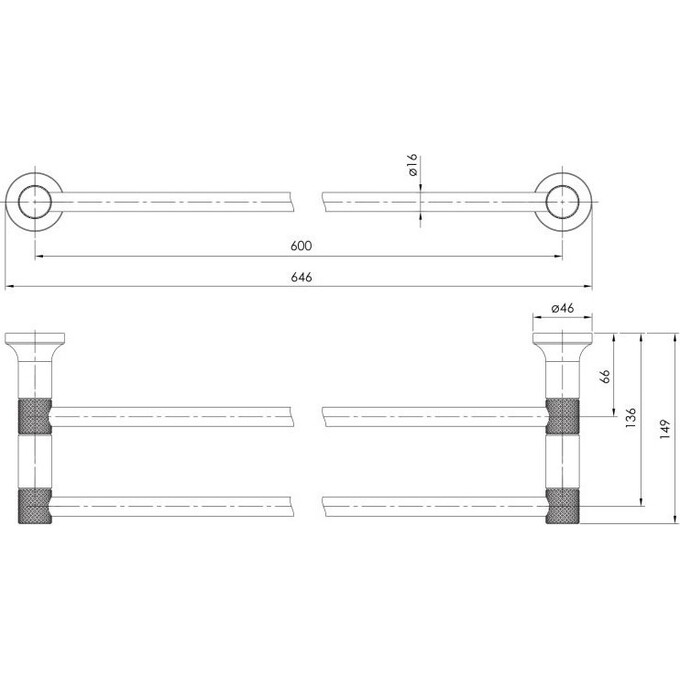 Полотенцедержатель Imprese Brenta ZMK071901290, фото 2