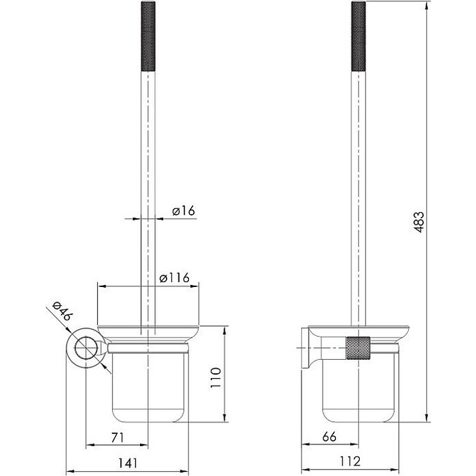 Ерш туалетный Imprese Brenta ZMK081906260, фото 2