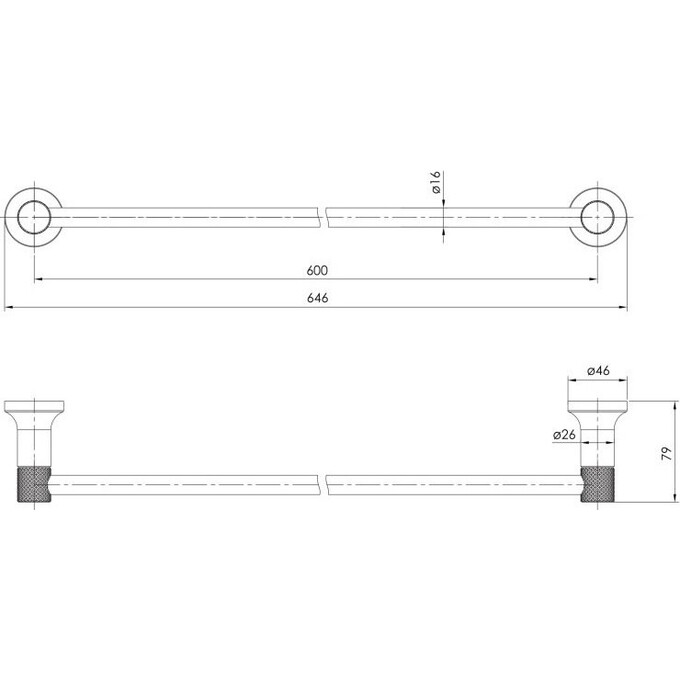 Полотенцедержатель Imprese Brenta ZMK081906270, фото 2