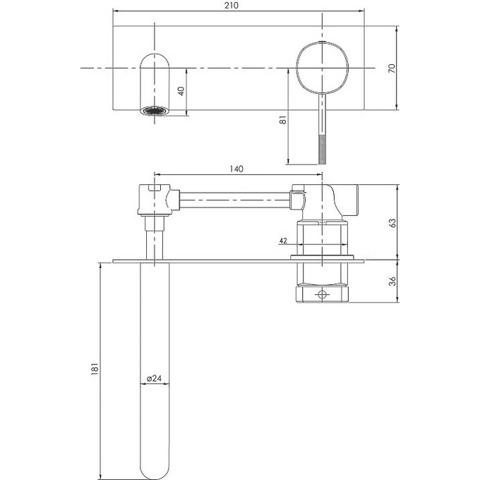 Смеситель для раковины Imprese Brenta ZMK091908030, фото 2