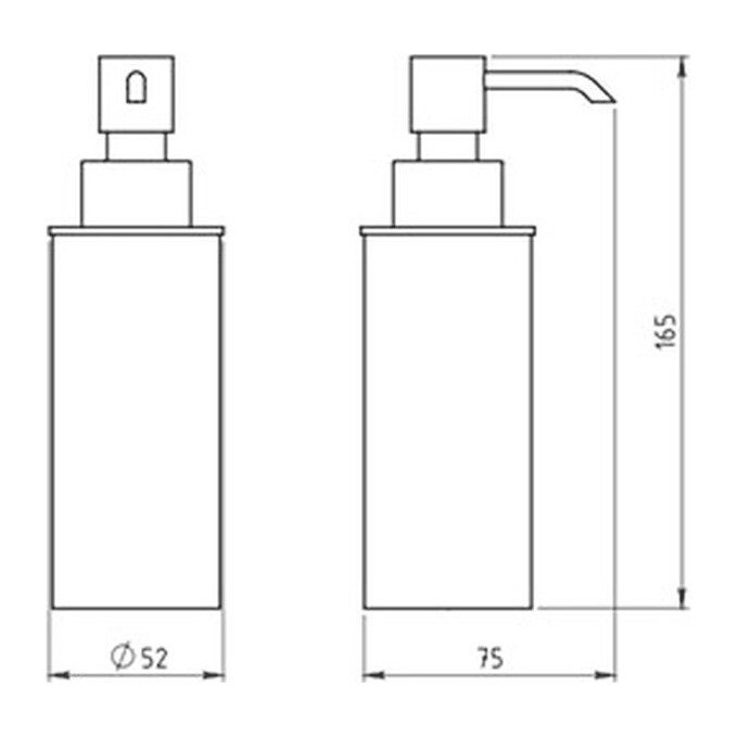 Дозатор для рідкого мила Ferro Metalia 1 6178.0, фото , изображение 5