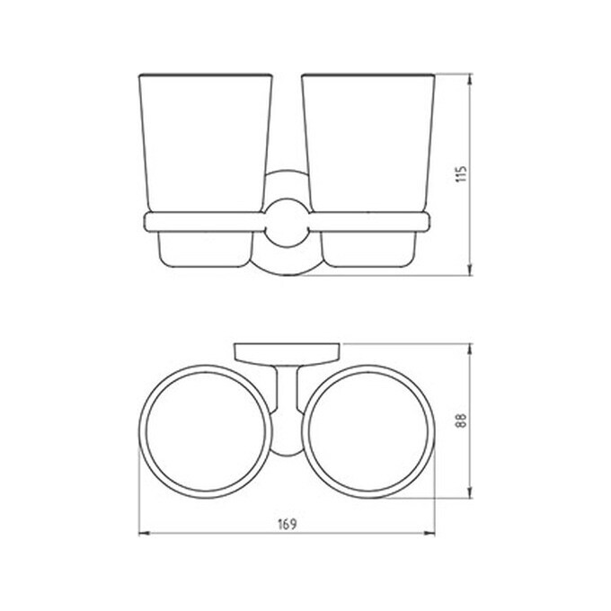 Склянка для зубних щіток Ferro Novatorre 6106.0, фото , изображение 4