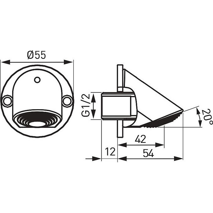 Верхній душ Ferro Vandal Proof NPG04, фото , изображение 4