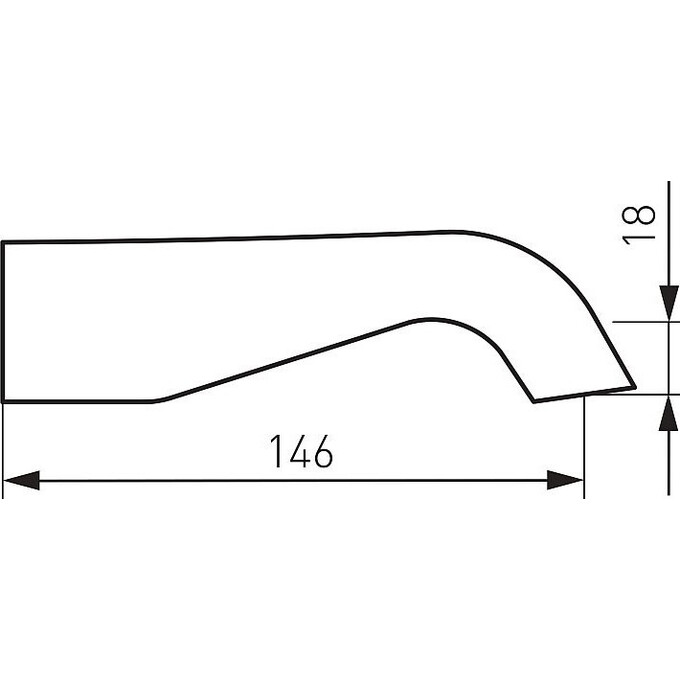 Вилив для ванни Ferro WWP01, фото , изображение 2