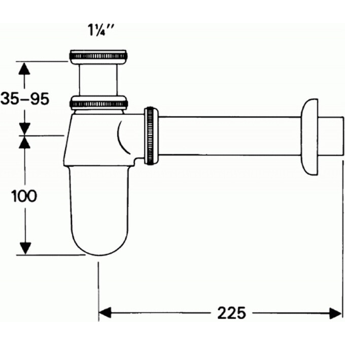 Сифон для раковини Hansgrohe 52053000, фото , изображение 2