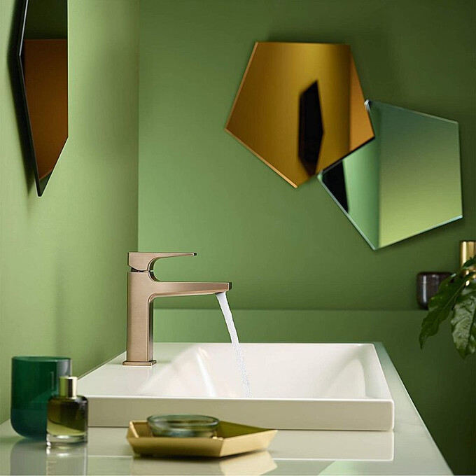 Змішувач для умивальника, шліфована бронза Hansgrohe Metropol 32507140, Колір виробника: брашована бронза, фото , изображение 2